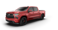 Lowered Black Widow Chevy Silverado 1500 - Radient Red | Fox Factory Vehicles