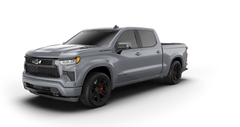 Lowered Black Widow Chevy Silverado 1500 - Slate Grey | Fox Factory Vehicles