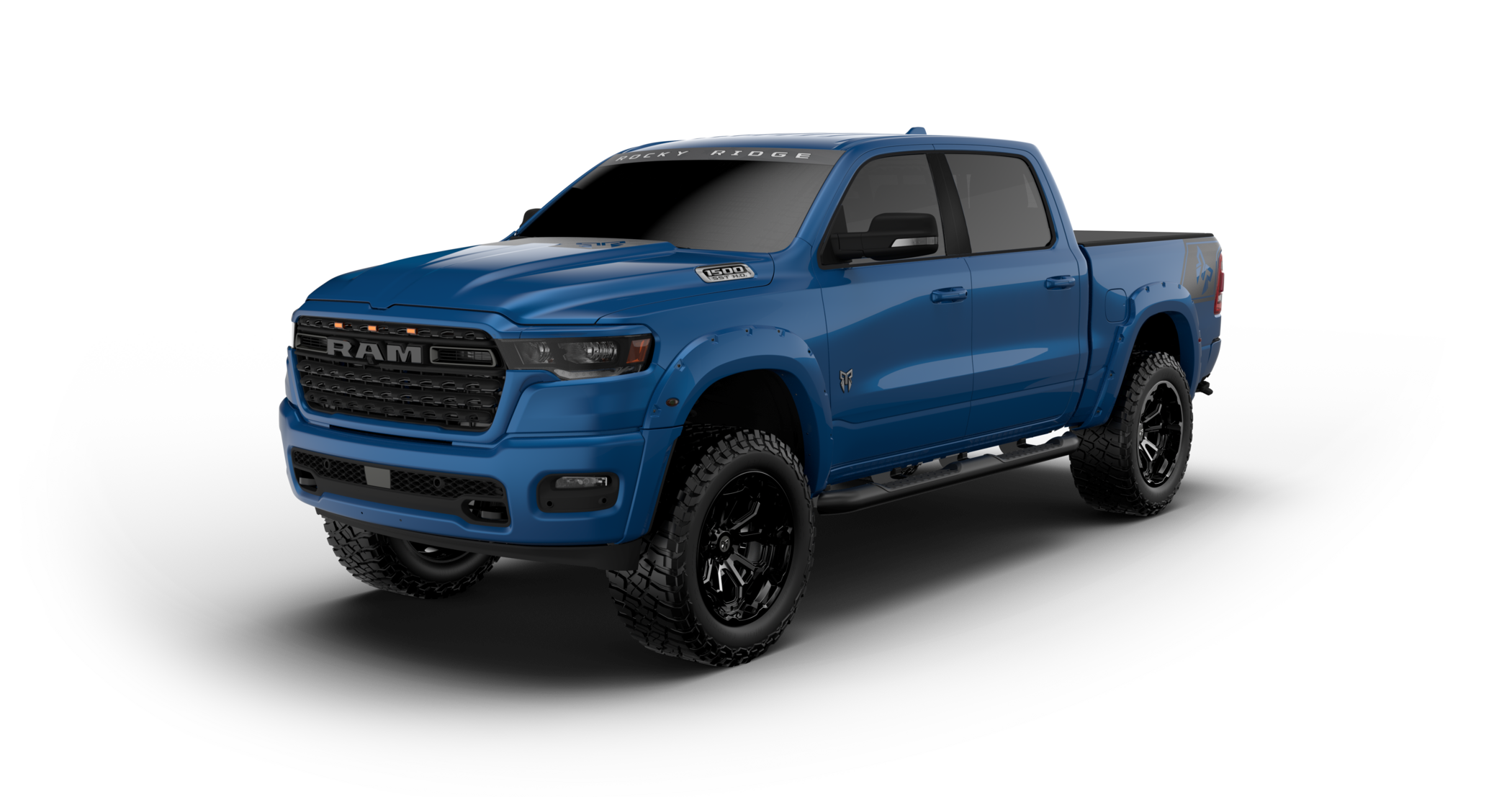 Rocky Ridge Ram 1500 - Hydro Blue| Fox Factory Vehicles