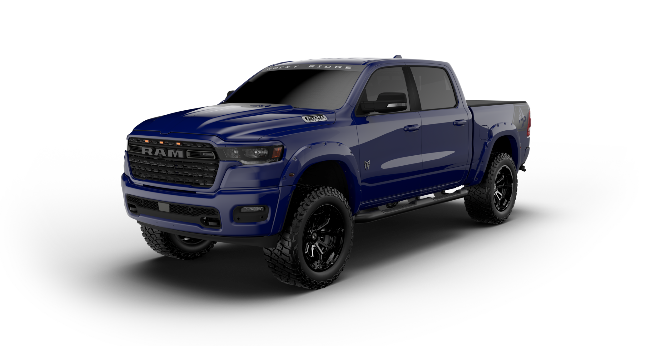 Rocky Ridge Ram 1500 - Patriot Blue| Fox Factory Vehicles