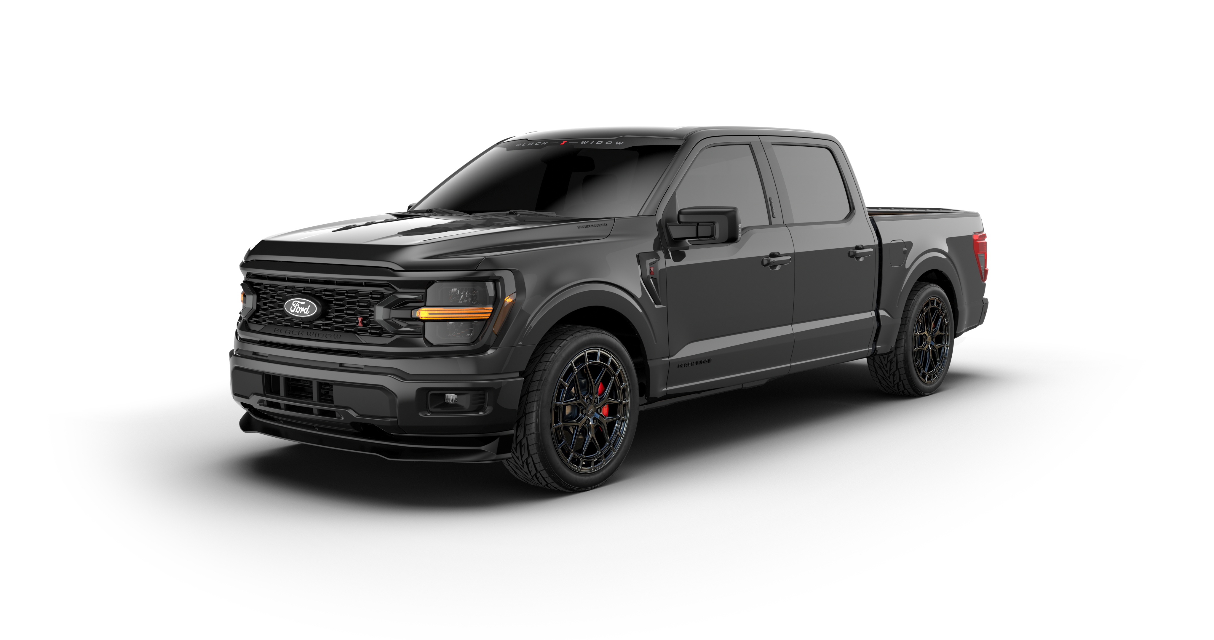 Lowered Black Widow F-150 - Black | Fox Factory Vehicles