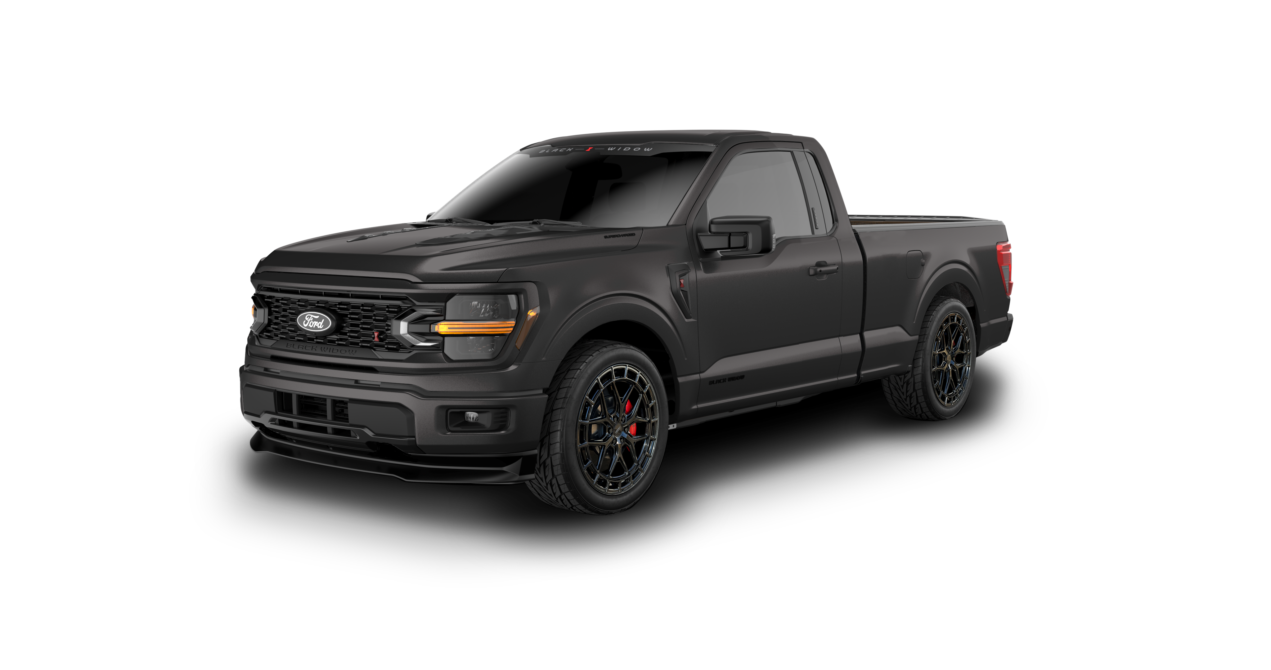 Ford F150 Lowered Regular Cab Black Widow SR – Fox Factory Vehicles