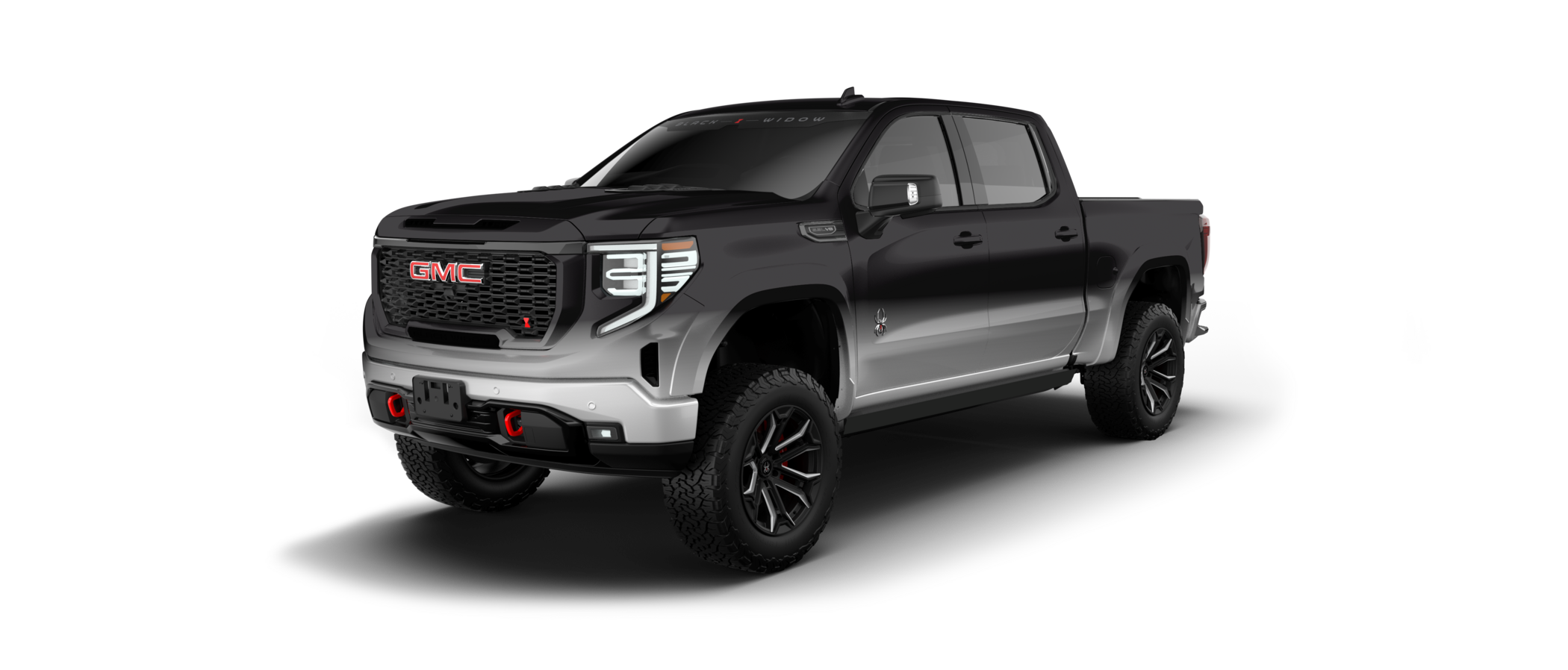 Black Widow GMC Sierra 1500 - Gradient | Fox Factory Vehicles