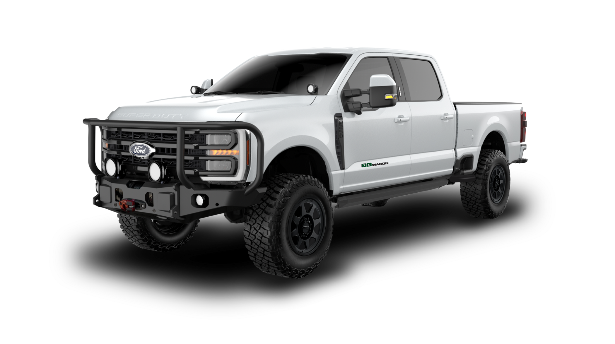 AGwagon Super Duty - Oxford White | Fox Factory Vehicles
