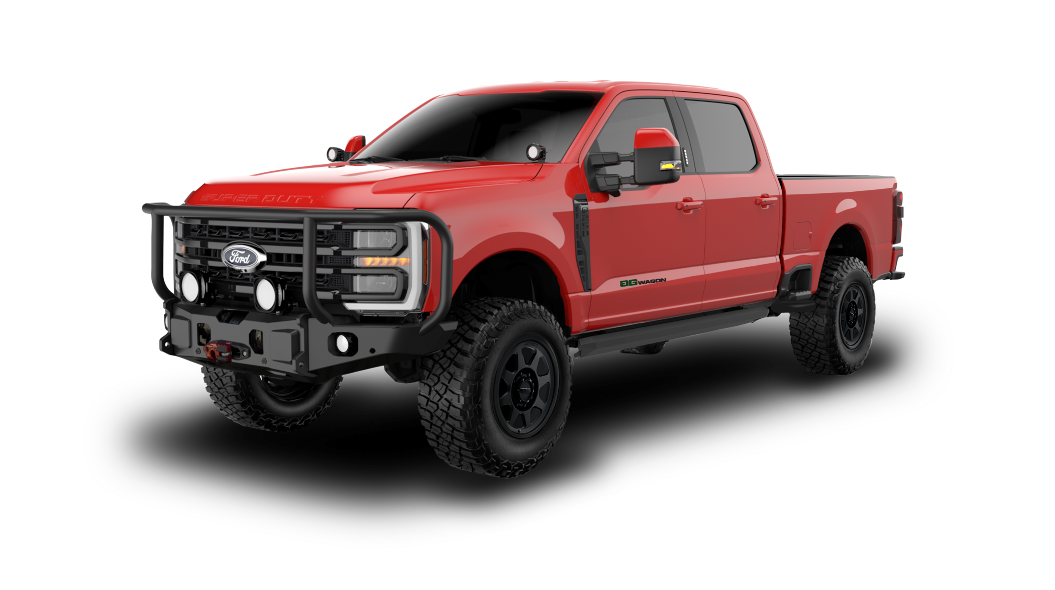 AGwagon Super Duty - Race Red | Fox Factory Vehicles