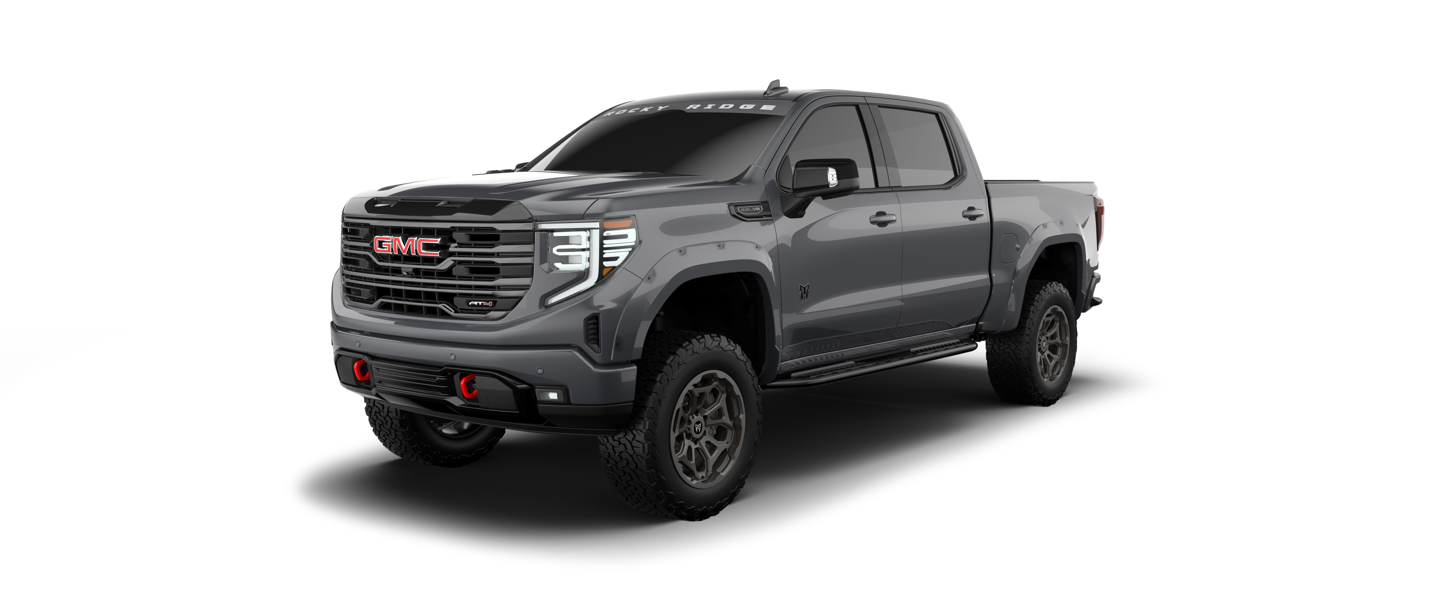 Rocky Ridge GMC 1500 - Sterling Metallic | Fox Factory Vehicles