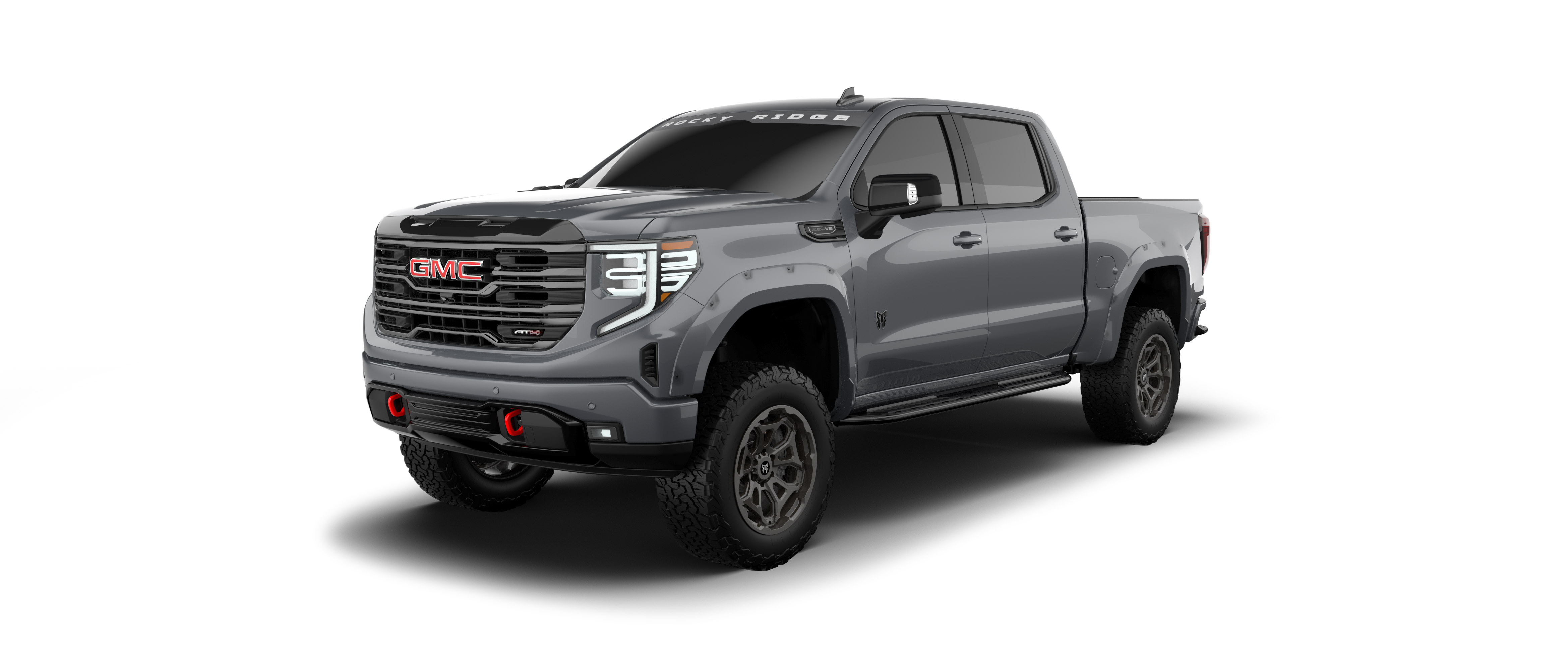 Rocky Ridge GMC Sierra 1500 - Thunderstorm Grey | Fox Factory Vehicles