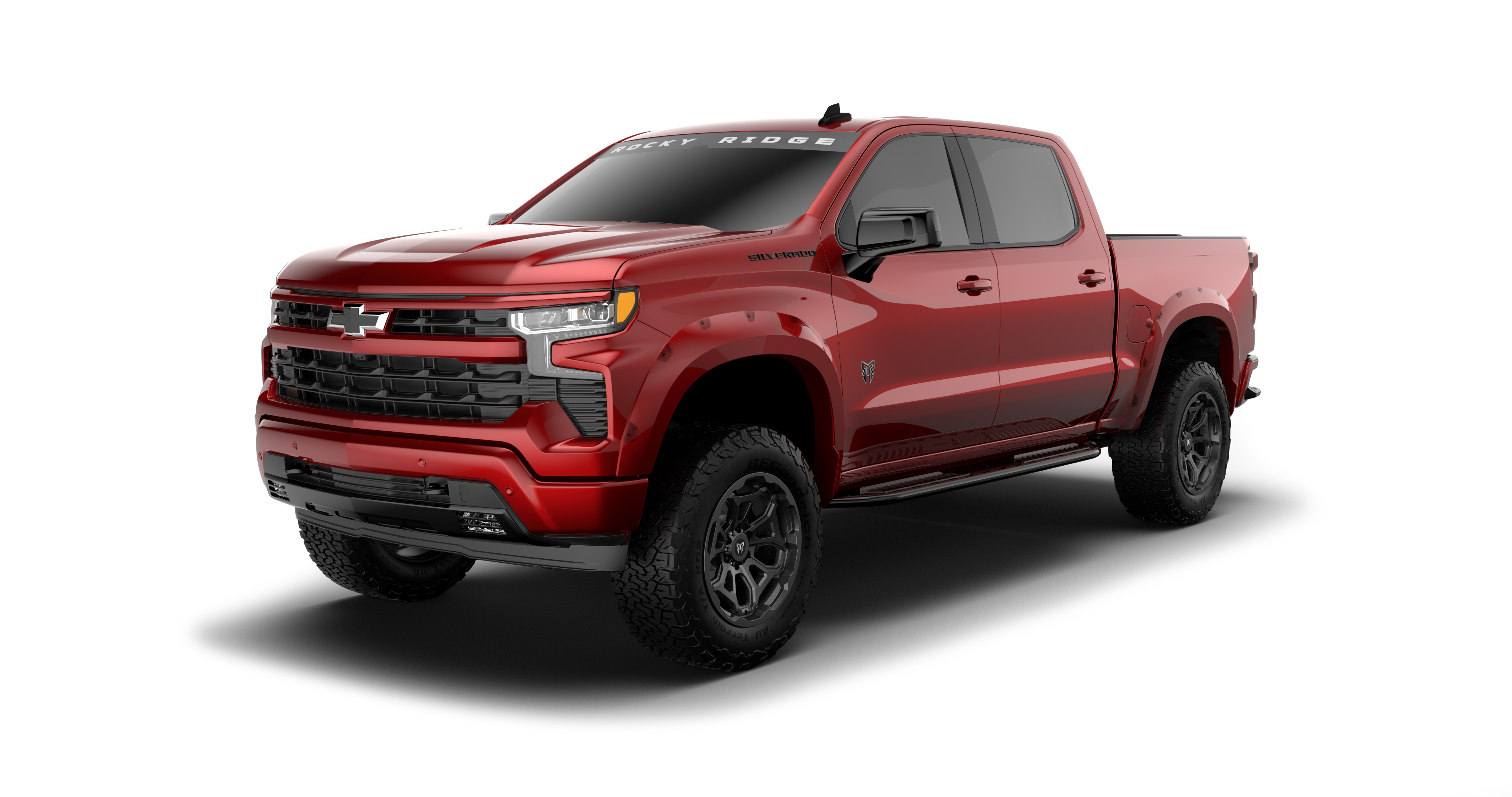 Rocky Ridge Chevy Silverado - Radiant Red | Fox Factory Vehicles