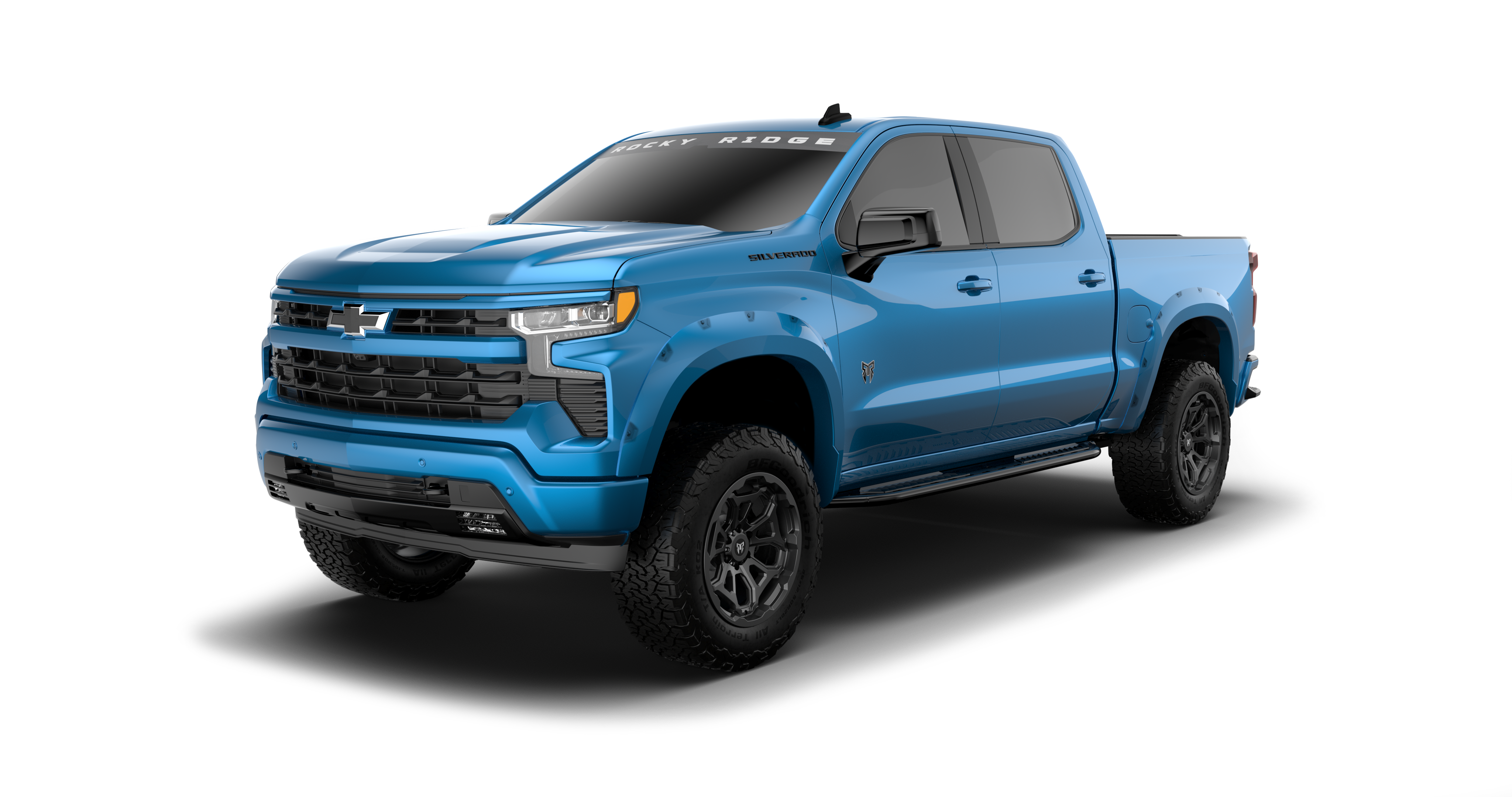 Rocky Ridge Chevy Silverado - Riptide Blue | Fox Factory Vehicles