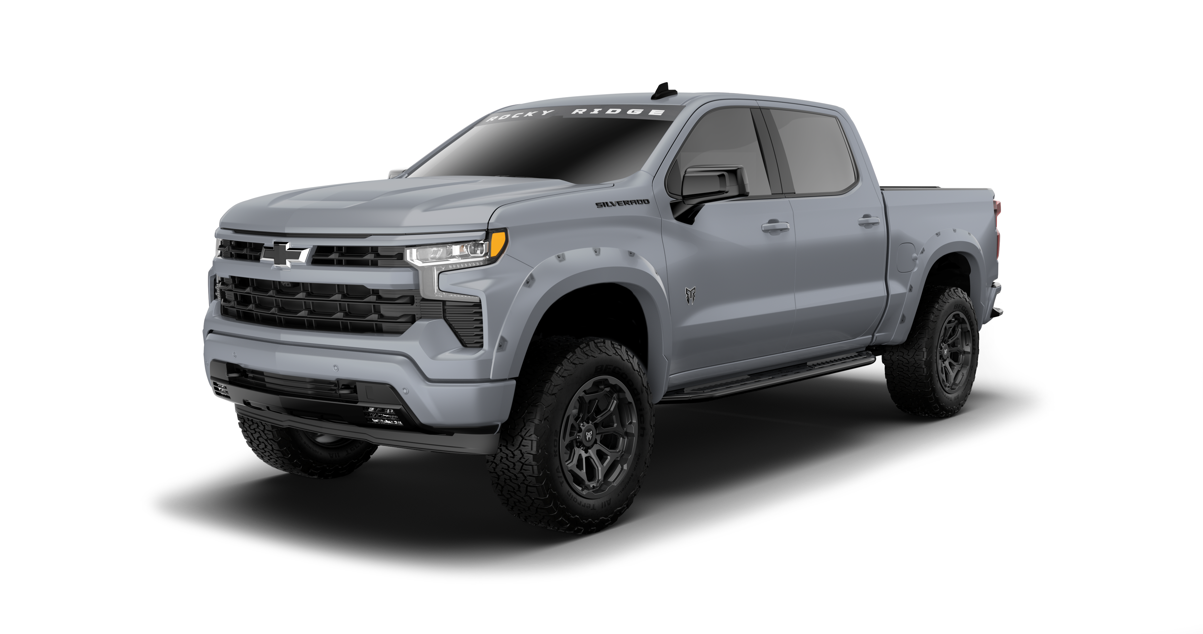 Rocky Ridge Chevy Silverado - Slate Grey | Fox Factory Vehicles