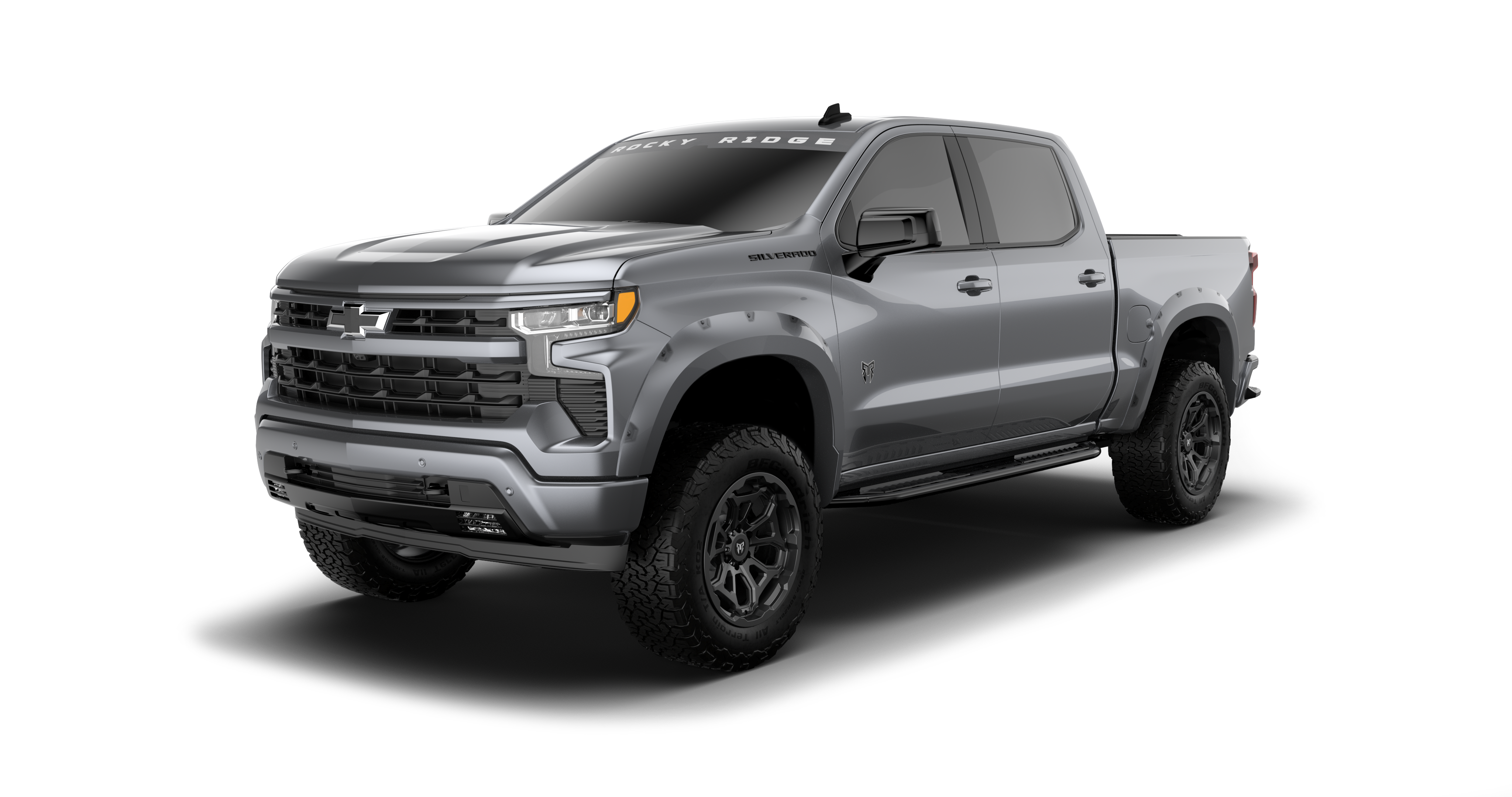 Rocky Ridge Chevy Silverado - Sterling Grey | Fox Factory Vehicles