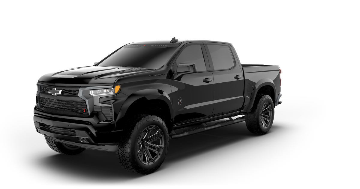 Chevrolet Silverado 1500 Lifted Black Widow