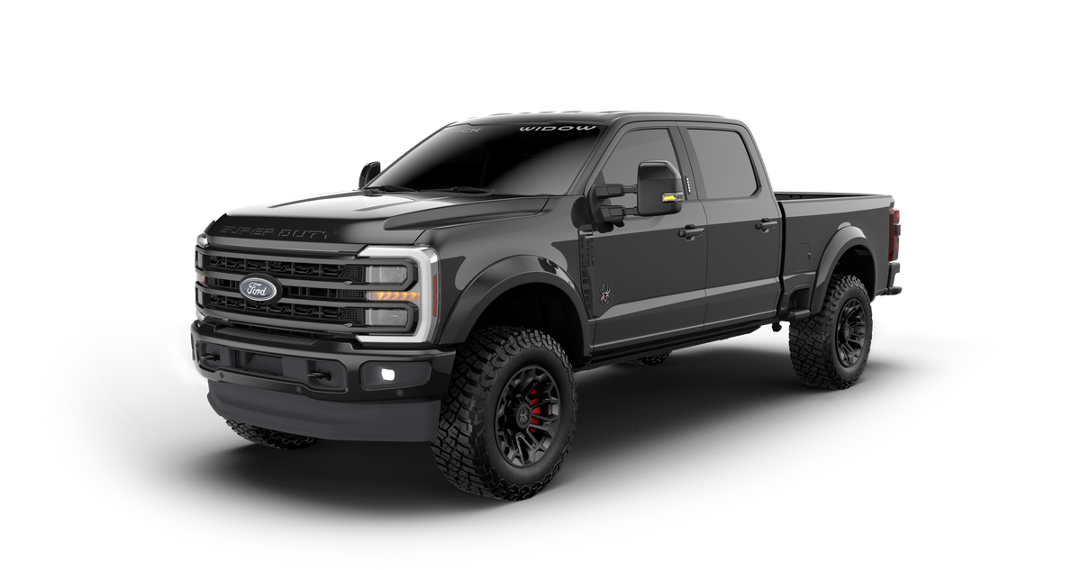 Ford Super Duty Lifted Black Widow