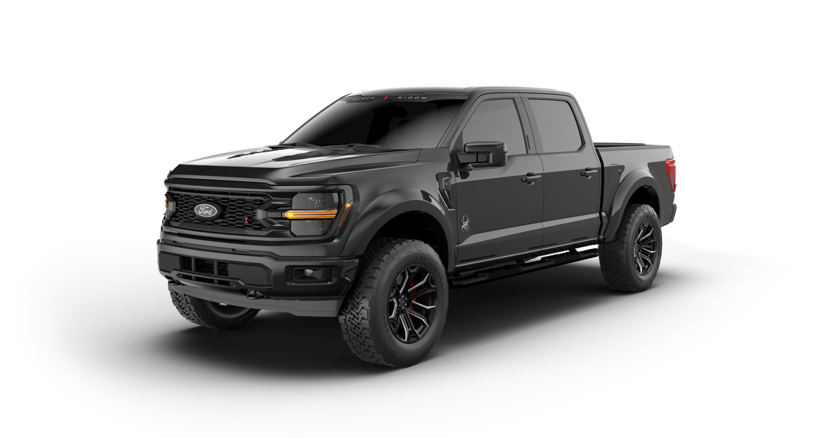 Ford F150 Lifted Black Widow