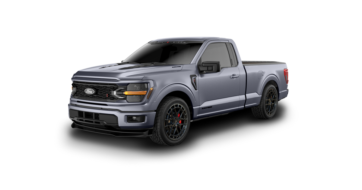 Lowered Black Widow F-150 - Carbonized Grey | Fox Factory Vehicles