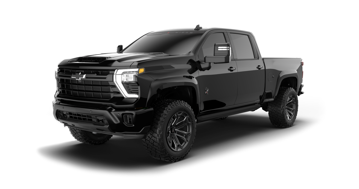 Chevrolet Silverado HD Lifted Black Widow