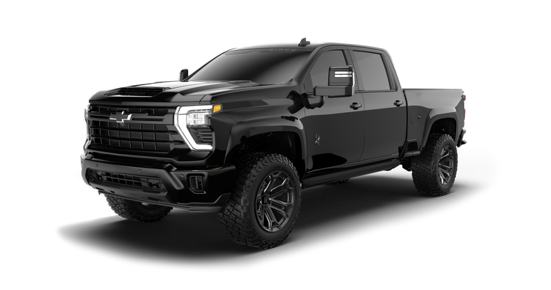 Chevrolet Silverado HD Lifted Black Widow