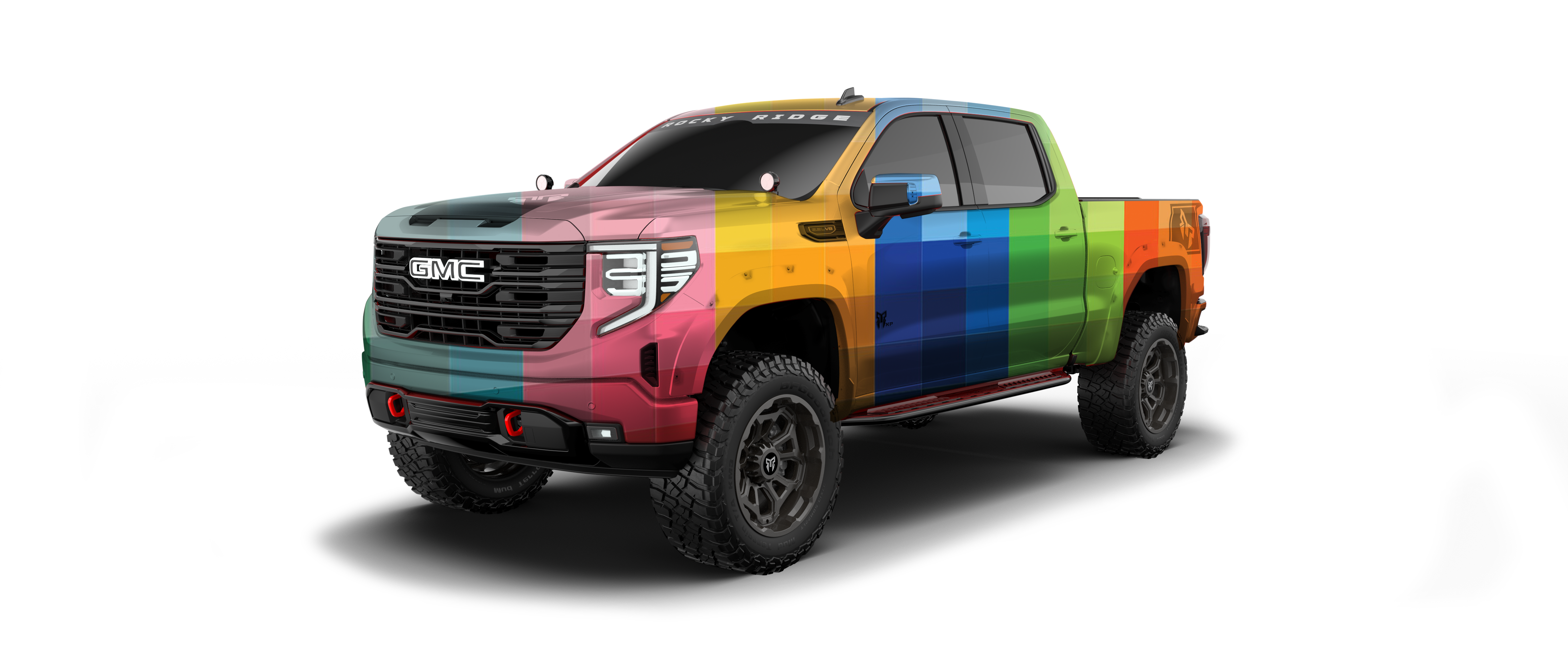 Rocky Ridge GMC Sierra 1500 - Swatches | Fox Factory Vehicles