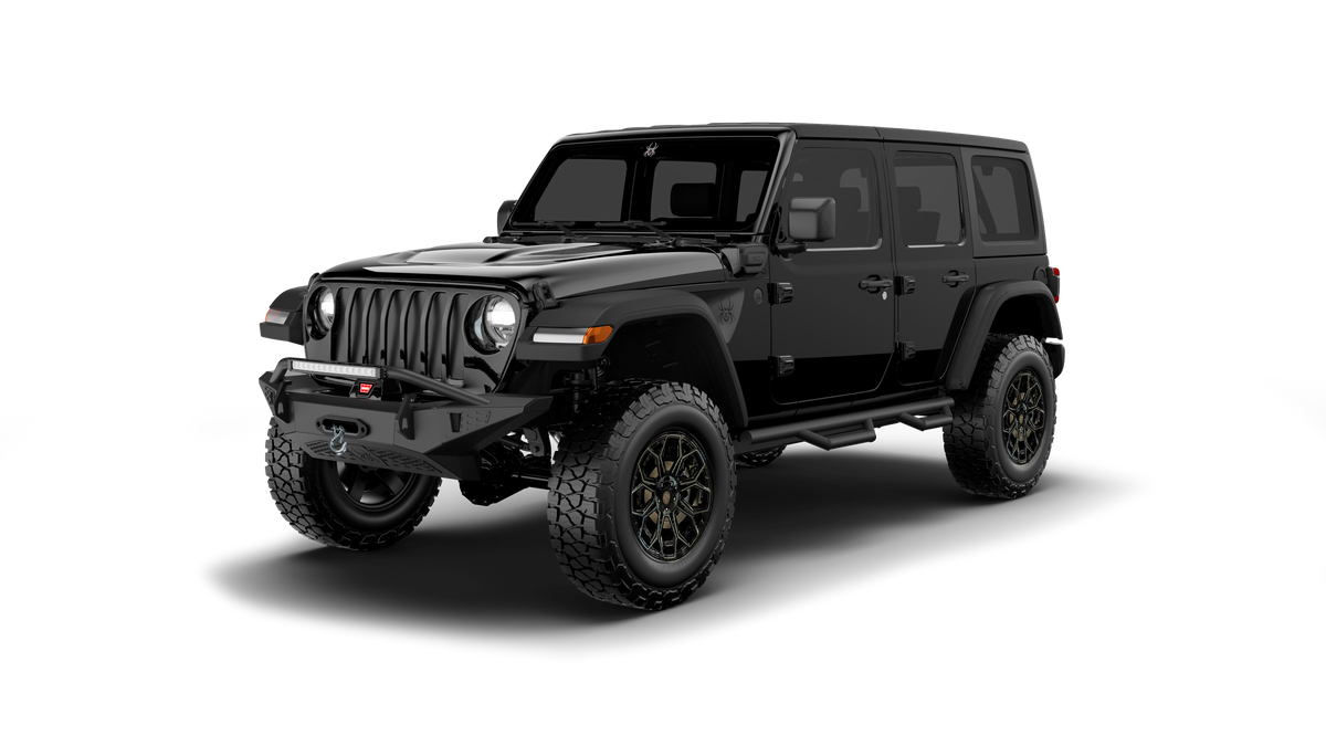 Jeep Wrangler Lifted Black Widow