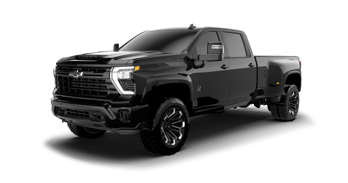 Chevrolet Silverado HD Lifted Black Widow Dually