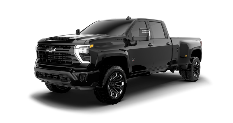 Chevrolet Silverado HD Lifted Black Widow Dually