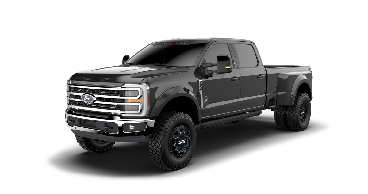 Ford Super Duty Lifted Black Widow Dually