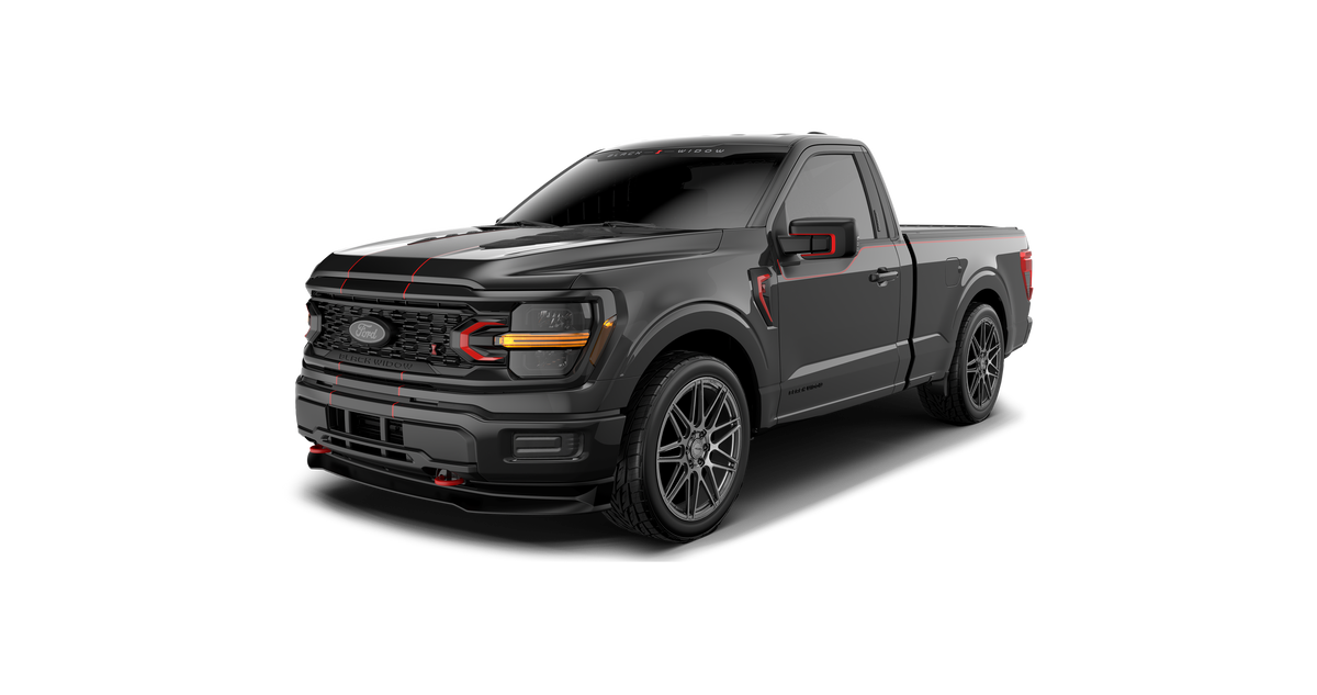 Ford F-150 Lowered Single Cab Black Widow SR 810