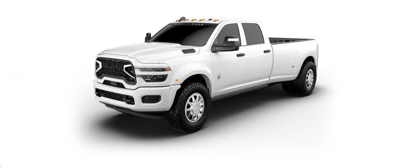 RAM 3500 Lifted Black Widow Dually