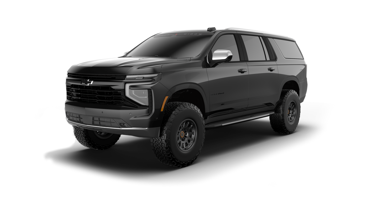 Chevrolet Suburban Lifted Black Widow