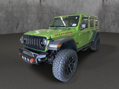 2025 Jeep Wrangler Unlimited 4x4 Rocky Ridge Premium Lifted Truck