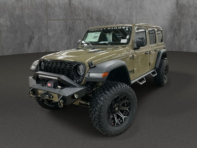 2025 Jeep Wrangler Unlimited 4x4 Rocky Ridge Premium Lifted Truck